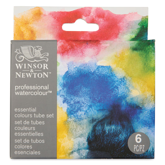 Winsor & Newton Professional Watercolor - Exclusive Set of 6, Essential Set, 5 ml