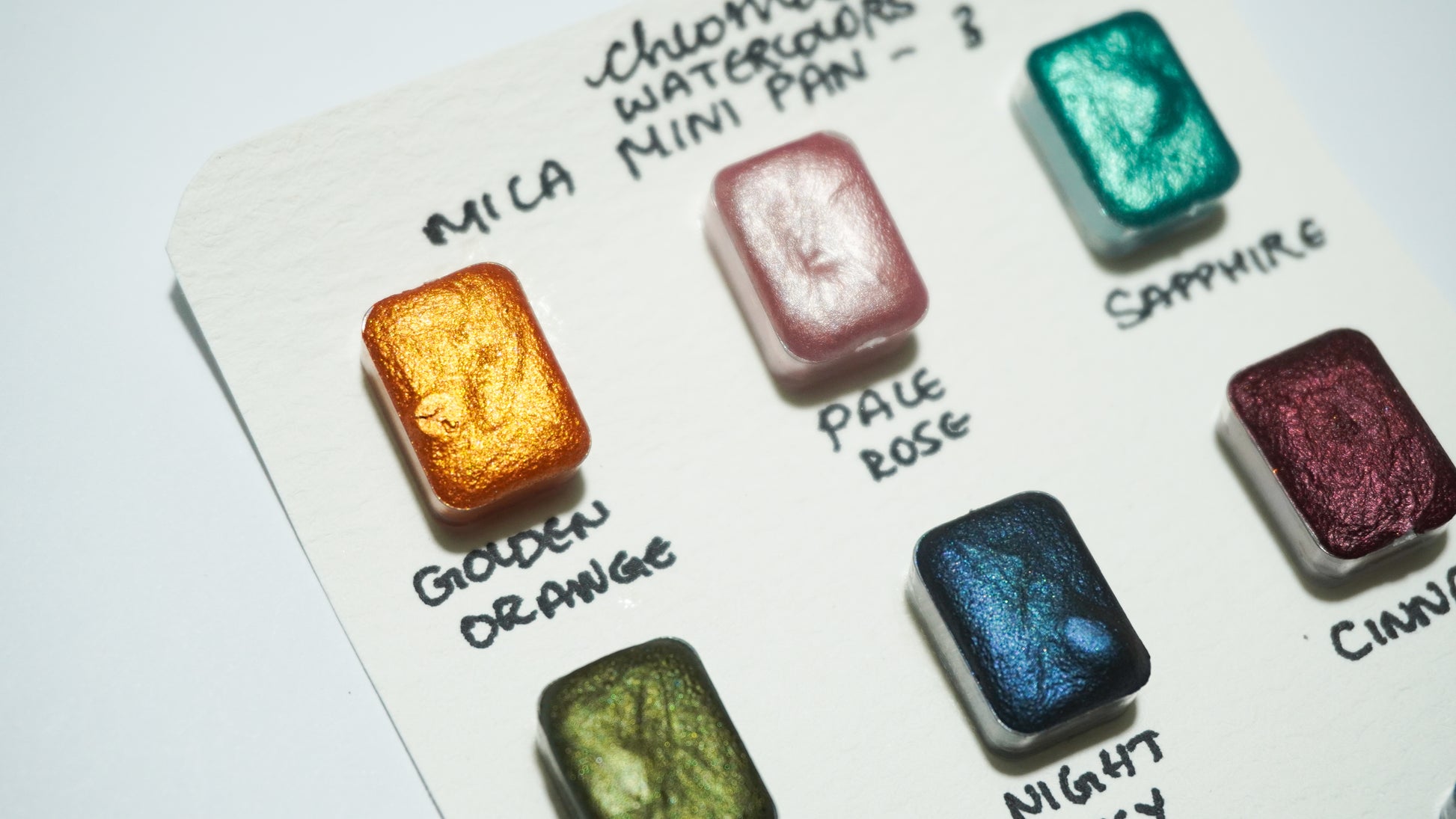 Acuarelas Artesanales: Mica 3 Mini Pans- Chroma Watercolors KEEPLIVINGFASTER