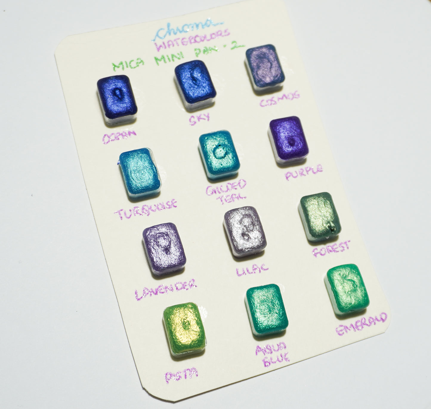 Acuarelas Artesanales: Mica 2 Mini Pans- Chroma Watercolors KEEPLIVINGFASTER