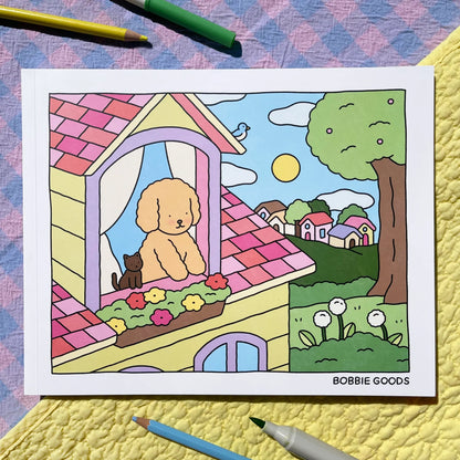 BOBBIE GOODS - Day to Night Coloring Book