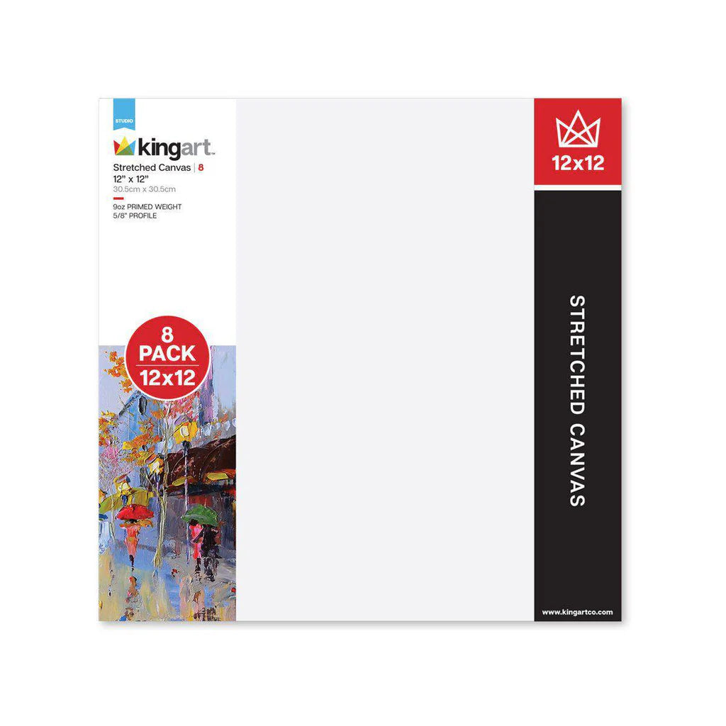 Kingart Stretched Canvas 12x12” KEEPLIVINGFASTER