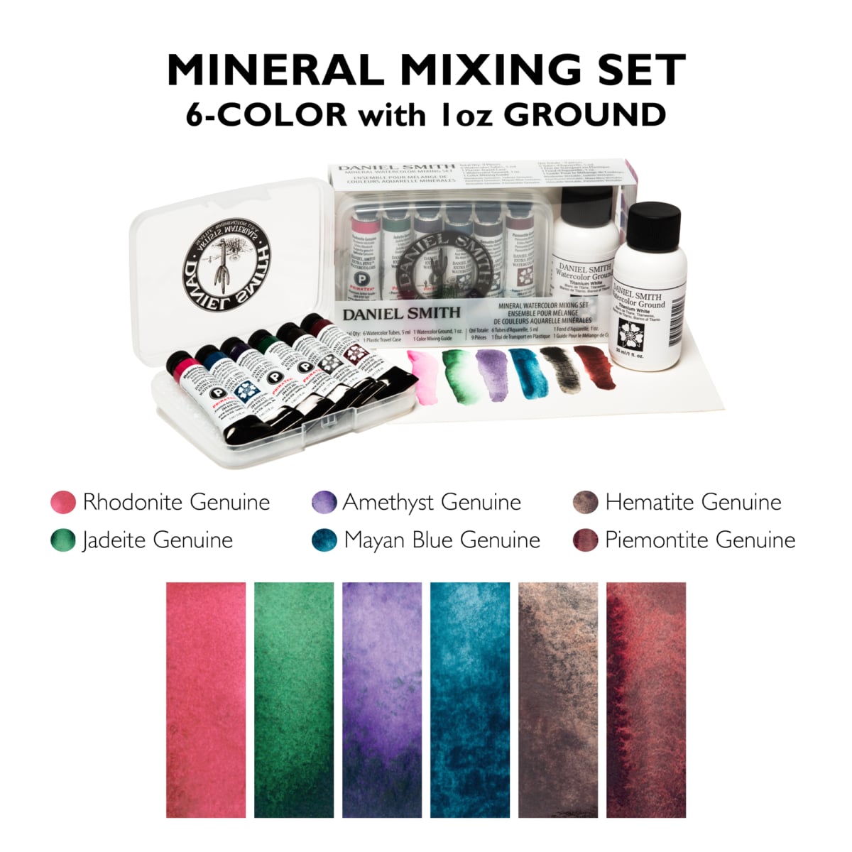 DANIEL SMITH -  mezcla de minerales incluye seis tubos de 5 ml de colores PrimaTek KEEPLIVINGFASTER