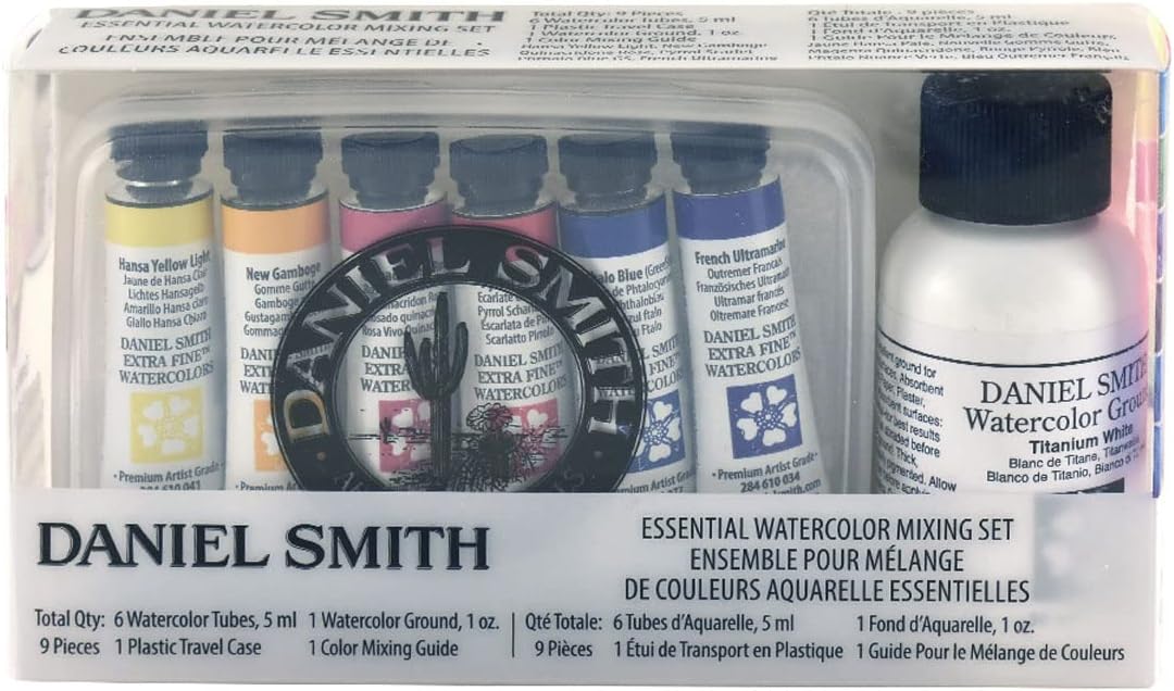 Daniel Smith Essentials Mixing - Pintura de acuarela, juego de 9 piezas, multicolor, 9 unidades KEEPLIVINGFASTER