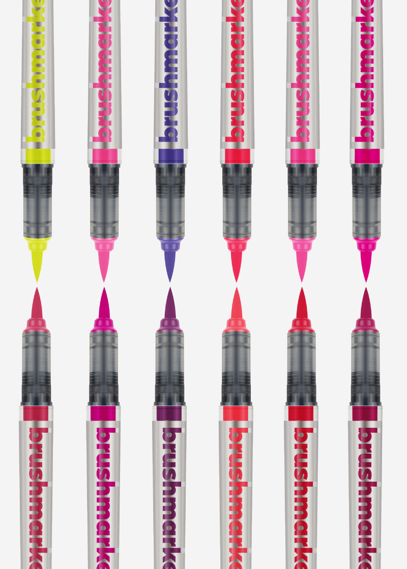 KARIN MARKERS - Brushmarker PRO 12 pcs. Set  "Flower colours" KEEPLIVINGFASTER