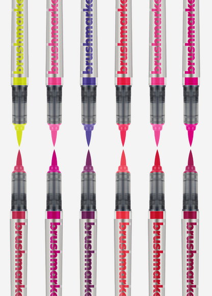 KARIN MARKERS - Brushmarker PRO 12 pcs. Set  "Flower colours" KEEPLIVINGFASTER