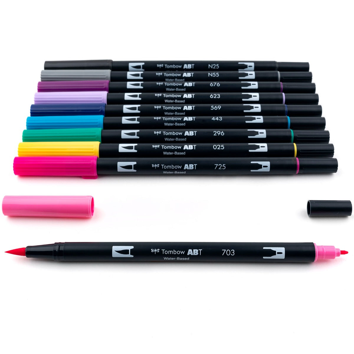 Dual Brush Pen Art Markers, Galaxy, 10-Pack