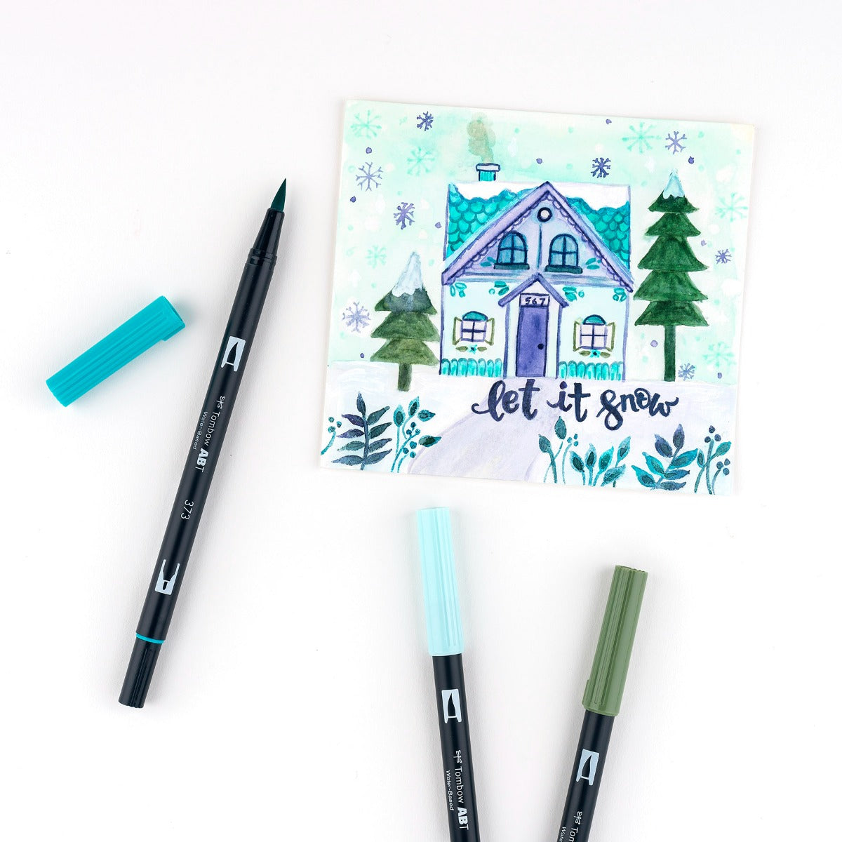 Dual Brush Pen Art Markers, Wonderland, 6-Pack