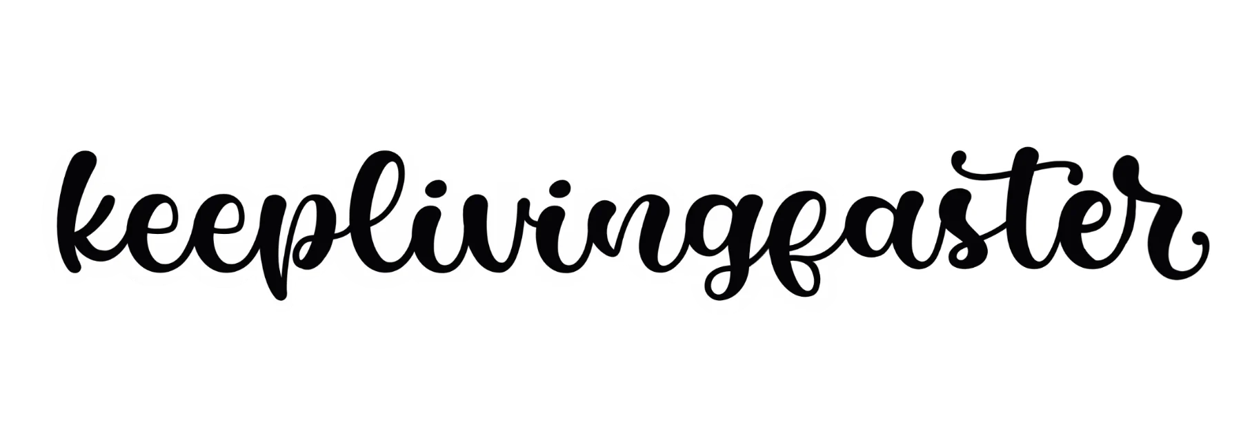 KEEP LIVING FASTER Logo